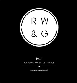 RW&G 2014 BORDEAUX COTES DE FRANCS APPELLATION D'ORIGINE PROTEGEE trademark
