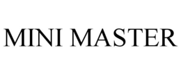 MINI MASTER trademark