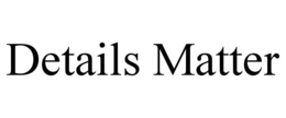 DETAILS MATTER trademark