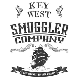 KEY WEST SMUGGLER COMPANY SOUTHERNMOST BOURBON WHISKEY BARRELS FOR PLUNDER GIVE NO QUARTER trademark