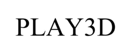 PLAY3D trademark