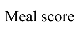 MEAL SCORE trademark