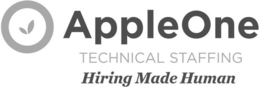 APPLEONE TECHNICAL STAFFING HIRING MADEHUMAN trademark