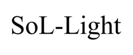 SOL-LIGHT trademark