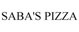 SABA'S PIZZA trademark