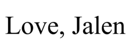 LOVE, JALEN trademark