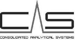 CONSOLIDATED ANALYTICAL SYSTEMS CAS trademark