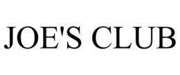 JOE'S CLUB trademark
