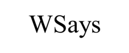 WSAYS trademark