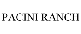 PACINI RANCH trademark