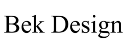 BEK DESIGN trademark