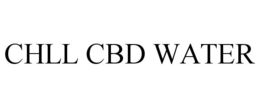 CHLL CBD WATER trademark