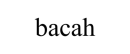BACAH trademark