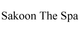 SAKOON THE SPA trademark