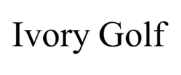 IVORY GOLF trademark
