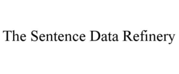 THE SENTENCE DATA REFINERY trademark