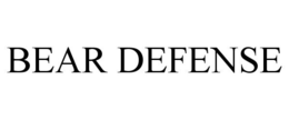 BEAR DEFENSE trademark