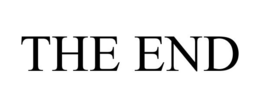 THE END trademark