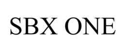 SBX ONE trademark