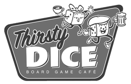 THIRSTY DICE BOARD GAME CAFE trademark