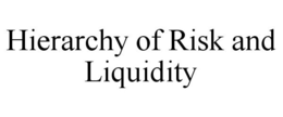 HIERARCHY OF RISK AND LIQUIDITY trademark