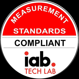 MEASUREMENT STANDARDS COMPLIANT IAB. TECH LAB trademark