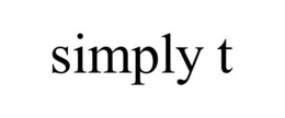 SIMPLY T trademark