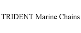 TRIDENT MARINE CHAINS trademark