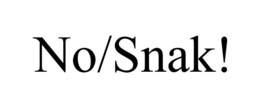 NO/SNAK! trademark