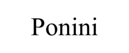 PONINI trademark