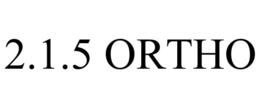 2.1.5 ORTHO trademark