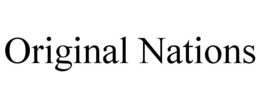 ORIGINAL NATIONS trademark