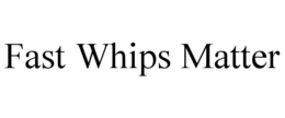 FAST WHIPS MATTER trademark
