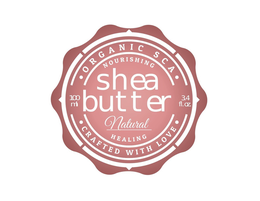 · ORGANIC SCA · NOURISHING SHEA BUTTER NATURAL HEALING · CRAFTED WITH LOVE · 100 ML 3.4 FL.OZ trademark
