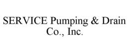 SERVICE PUMPING & DRAIN CO., INC. trademark