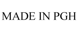 MADE IN PGH trademark