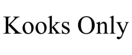 KOOKS ONLY trademark