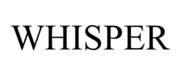WHISPER trademark