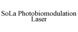 SOLA PHOTOBIOMODULATION LASER trademark