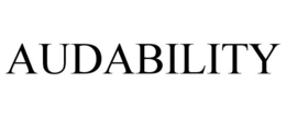 AUDABILITY trademark