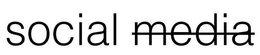 SOCIAL MEDIA trademark