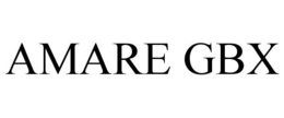 AMARE GBX trademark