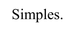 SIMPLES. trademark
