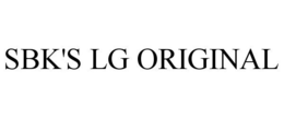 SBK'S LG ORIGINAL trademark