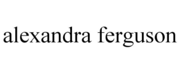 ALEXANDRA FERGUSON trademark