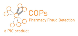 COPS PHARMACY FRAUD DETECTION A PIC PRODUCT trademark