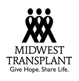 MIDWEST TRANSPLANT GIVE HOPE. SHARE LIFE. trademark