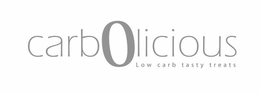 CARB0LICIOUS LOW CARB TASTY TREATS trademark