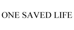 ONE SAVED LIFE trademark