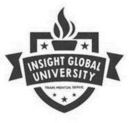 INSIGHT GLOBAL UNIVERSITY TRAIN. MENTOR. SERVE. trademark
